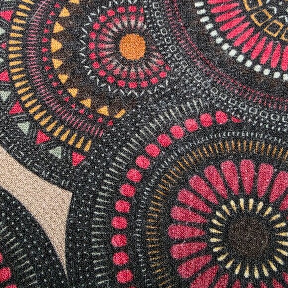 Modcloth Smashed Lemon Geo Print Skirt Size L - Picture 6 of 6